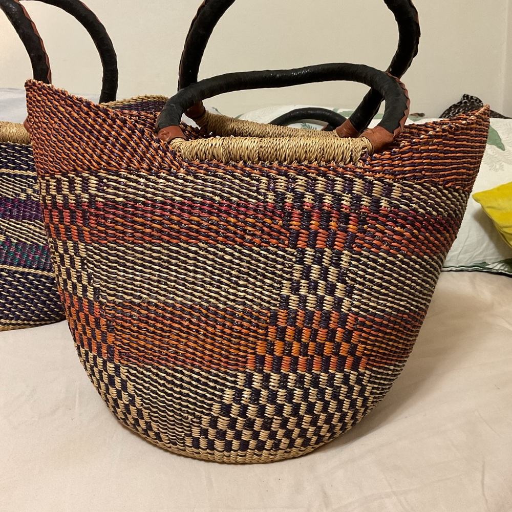Handwoven Multicolor Tote Bag